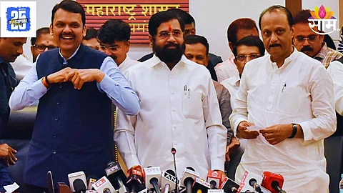 Devendra Fadnavis, Eknath Shinde and Ajit Pawar