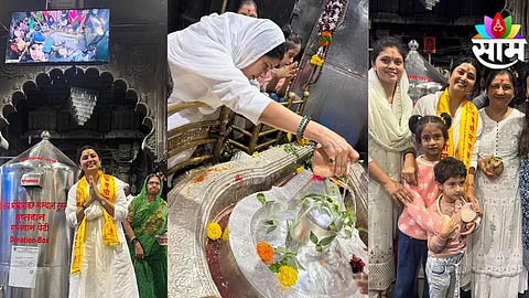 Prajakta Mali Visits Bhima shankar Jyotirling