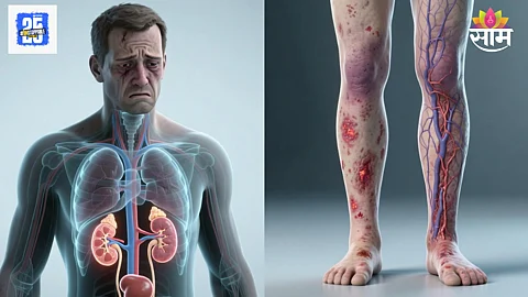 Signs of kidney failure in legs