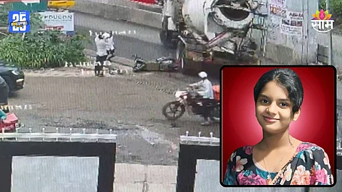 Pune Accident: गणपतीच्या बुकिंगसाठी गेले असता भयंकर घडलं, ट्रकने ११ वर्षांच्या मुलीला चिरडलं; अपघाताचा थरारक VIDEO