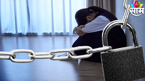 Girl Stuck In Classroom