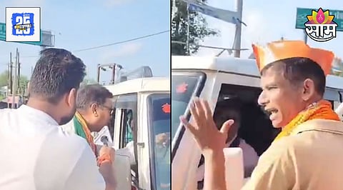 bihar bandh viral video bjp workers stop pregnant woman car