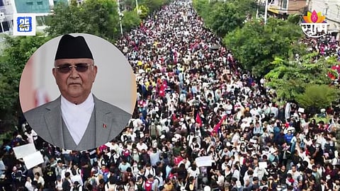 नेपाळचे पंतप्रधान के पी शर्मा ओली यांचा राजीनामा
