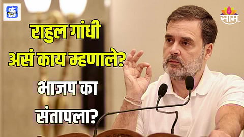 लोकशाहीवरील हल्ला हा भारतासाठी सर्वात मोठा धोका, राहुल गांधींचा हल्लाबोल, भाजपचा प्रतिहल्ला