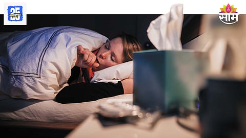 Sneezing and coughing after waking up