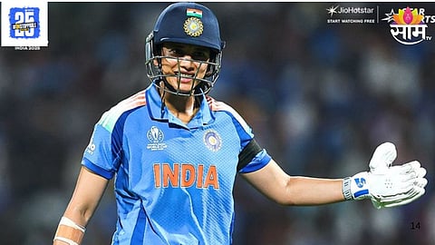 Confusion at Wankhede! Smriti Mandhana’s wicket triggers chaos during the Women’s World Cup semifinal between India and Australia.