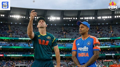 India vs Australia T20 Marsh and Suryakumar Yadav / X