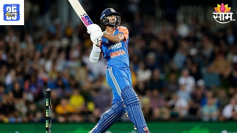 Washington Sundar’s unbeaten 49 helps India defeat Australia in the 3rd T20I at Hobart; series tied 1-1.