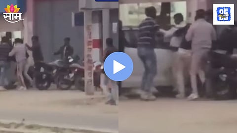 Woman Attacks Husband Outside Bank Branch in Badaun