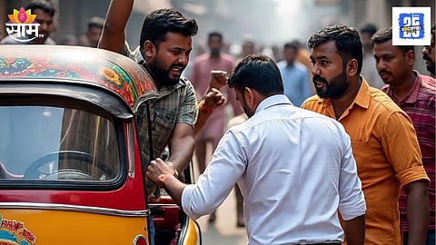 Auto Driver Beaten for Criticizing ShivSena Leader