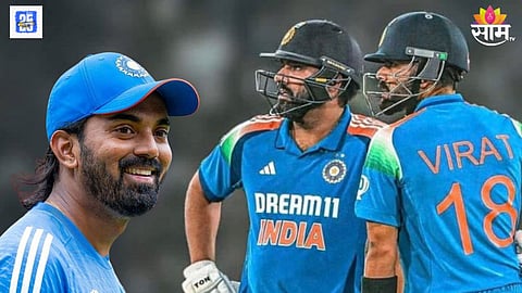 KL Rahulm, Rohit Sharma And Virat kohli