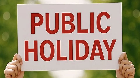 Government Holidays 2026