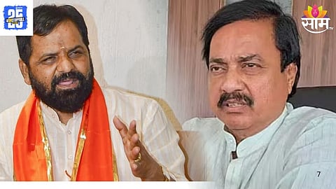 "Political tensions rise in Mahad after clashes; Sunil Tatkare counters allegations by Bharat Gogawale."