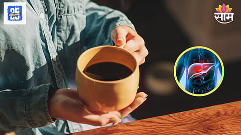 Drinking black coffee daily liver health