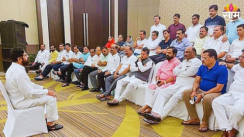 Shinde Sena MLA Caught in Viral Money Video