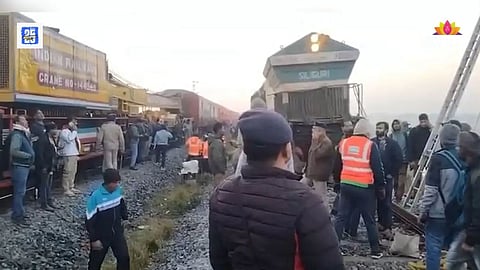 Rajdhani Express hits elephant herd in Assam