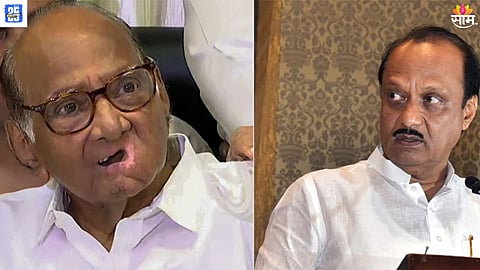 Ajit pawar and sharad pawar