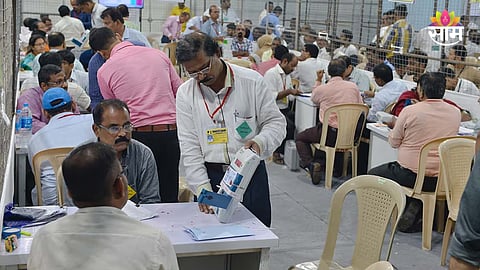Jalgaon vote counting clash EVM seals broken allegations