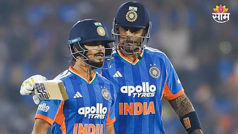 Suryakumar Yadav angry with Ishan Kishan