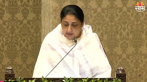 मी सुनेत्रा अजित पवार....; महाराष्ट्राला मिळाल्या पहिल्या महिला उपमुख्यमंत्री