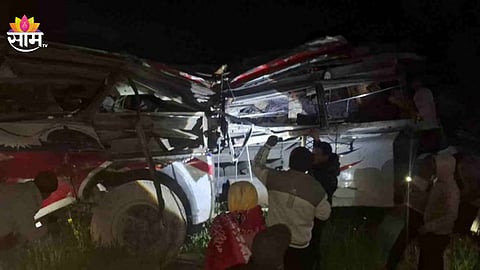 Accident: लग्नाला जाताना काळाचा घाला! वऱ्हाडींची बस दरीत कोसळली, १३ जणांचा मृत्यू