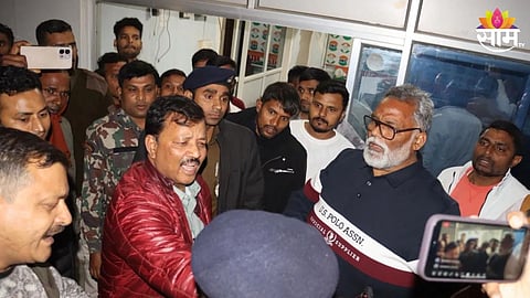 Pappu Yadav arrested at midnight in Patna