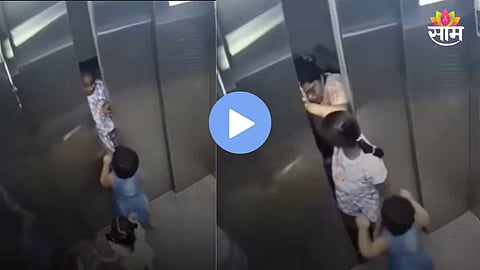 Elevator rescue viral video