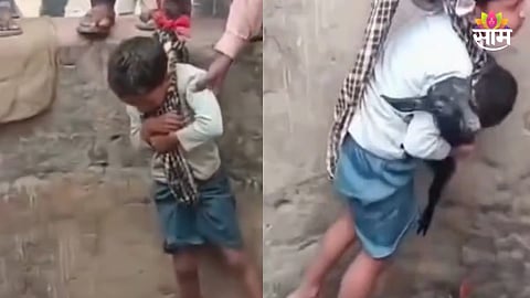 Brave Boy Rescues Goat