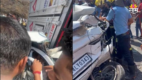 Pune Accident: पुणे-बंगळुरू महामार्गावर विचित्र अपघात, भरधाव कंटेनरने ३ ते ४ वाहनांना उडवलं