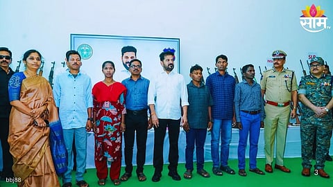 130 Maoists surrender in the presence of Telangana Chief Minister Revanth Reddy.