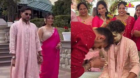 Yuzvendra chahal funny haldi ceremony video viral