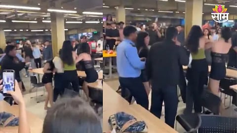 Girl students fight video