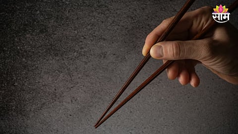 Doctors remove chopstick