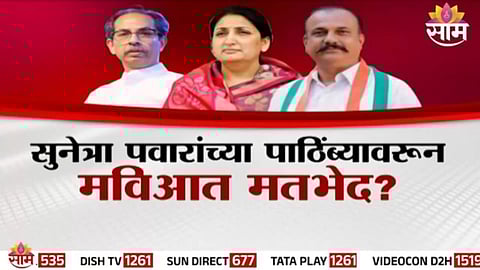 Sunetra Pawar Support Controversy