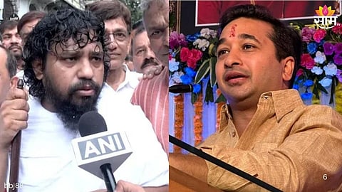 Jain Monk Comparing Nitesh Rane with Chhatrapati Shivaji Maharaj :