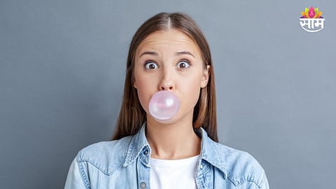 chewing gum swallowed