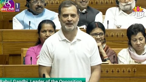 Rahul Gandhi in Lok Sabh