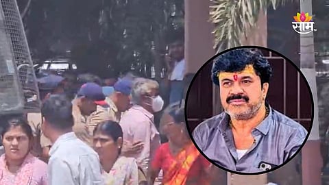 Walmik Karad: वाढलेली दाढी, पांढरे केस अन् हातामध्ये दोरखंड, वाल्मीक कराडची अशी झाली अवस्था; VIDEO समोर