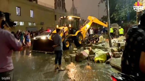 Bengaluru Rain Wall Collapsed: