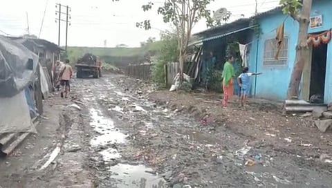 Contaminated water from dumping ground waste in citizens homes