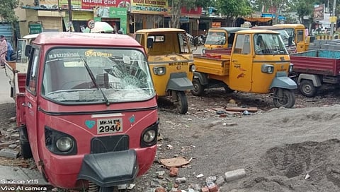 Vehicle vandalism in Pimpri Chinchwad