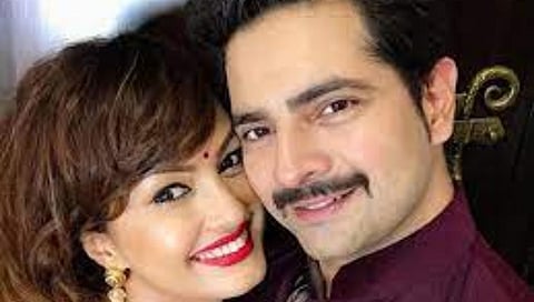 Karan Mehra and Nisha Rawa