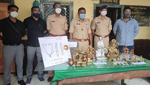 The investigation of theft at the temple was completed in 4 hours