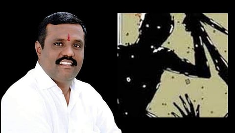 Khed Shivsena Officer Bearer Bhagwan Pokharkar attacked Women.jpg