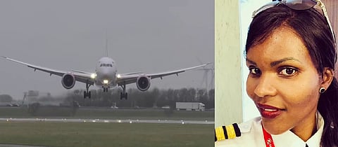 أذهلت العالم.. شاهد فتاة كينية تهبط بـ"بوينج 787" في وجه عاصفة