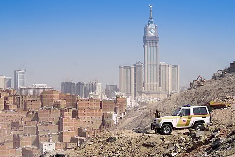 الهيئة الملكية بمكة تعلن انتهاء المرحلة الأولى من أعمال إزالة "قوز النكاسة"