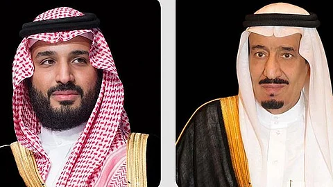 خادم الحرمين الشريفين الملك سلمان وولي العهد الأمير محمد بن سلمان