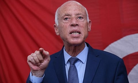 الرئيس التونسي قيس سعيد