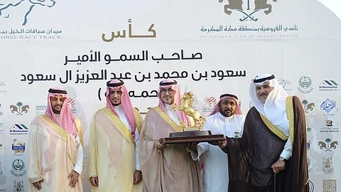 "عبدالله بن سعود" يتوج إسطبل العلياء بكأس الأمير سعود بن محمد