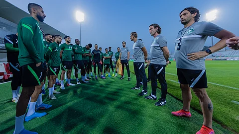 الأخضر السعودي يختتم تدريباته استعدادًا لمواجهة منتخب الصين غدًا الخميس